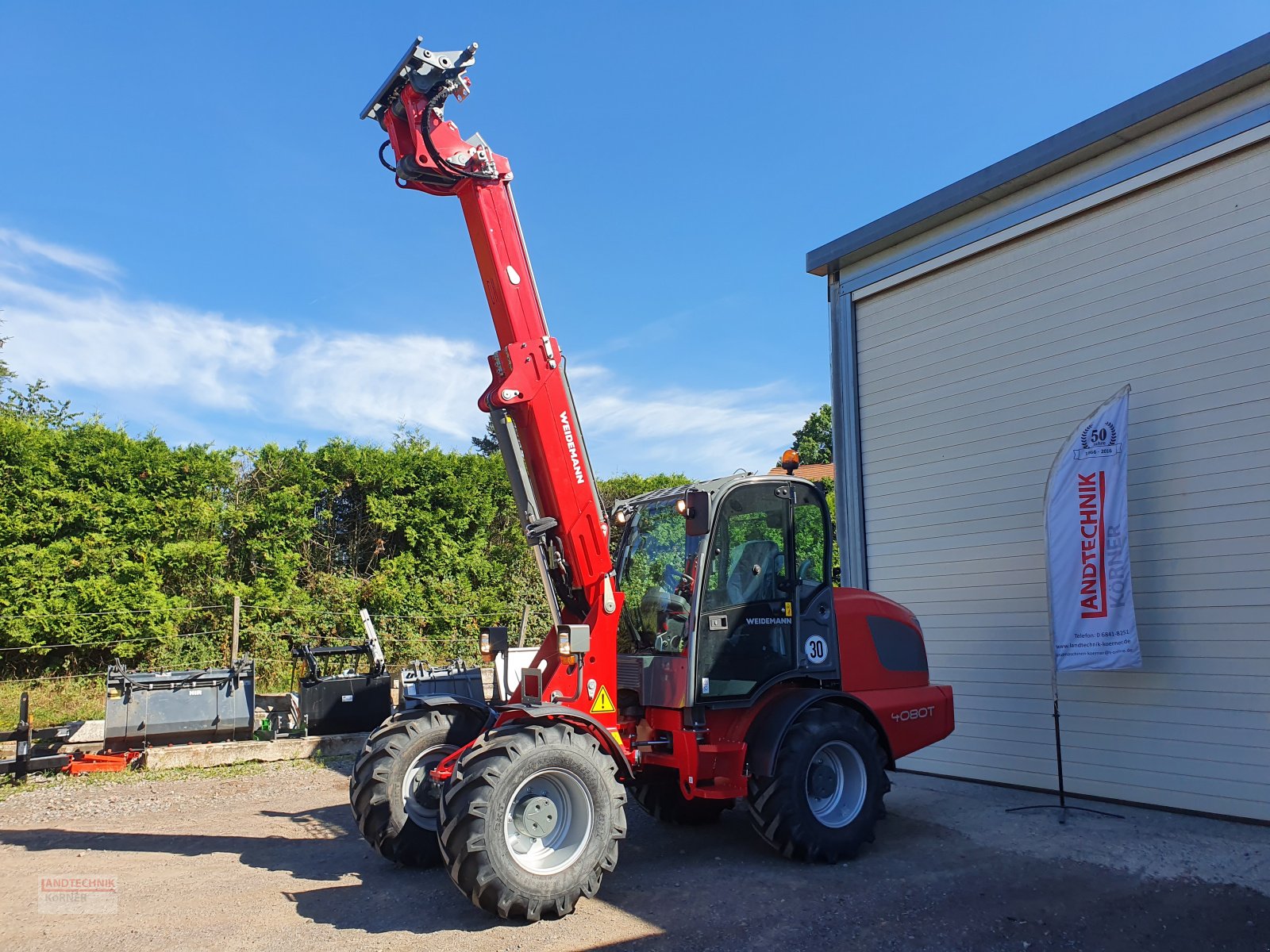 Teleskoplader Türe ait Weidemann  4080T, Neumaschine içinde Kirkel-Altstadt (resim 10)