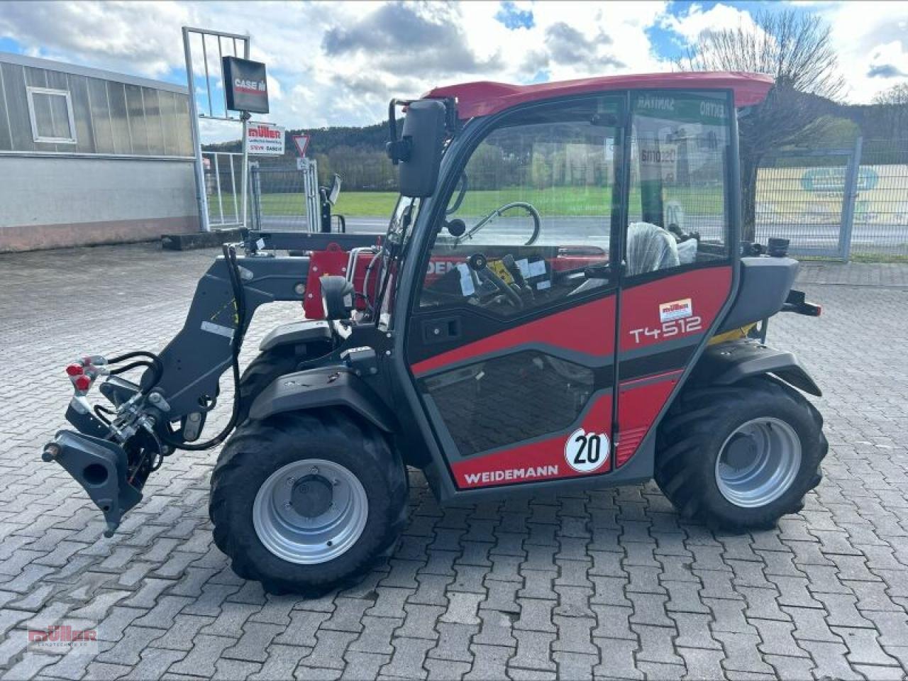 Teleskoplader typu Weidemann  4512 T, Gebrauchtmaschine w Holzhausen (Zdjęcie 4)