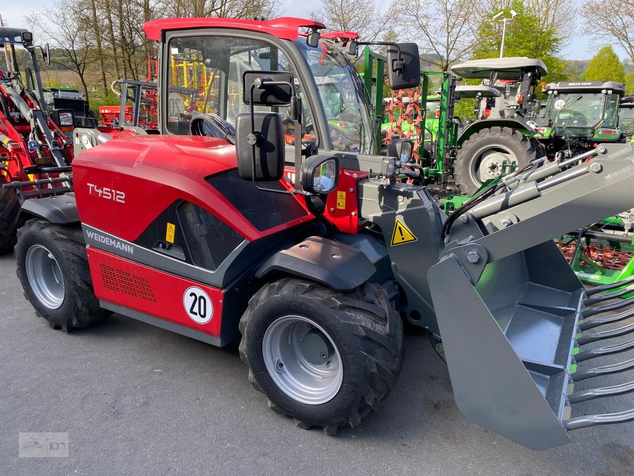 Teleskoplader van het type Weidemann  T 4512 TELESKOPLADER, Neumaschine in Eslohe–Bremke (Foto 1)