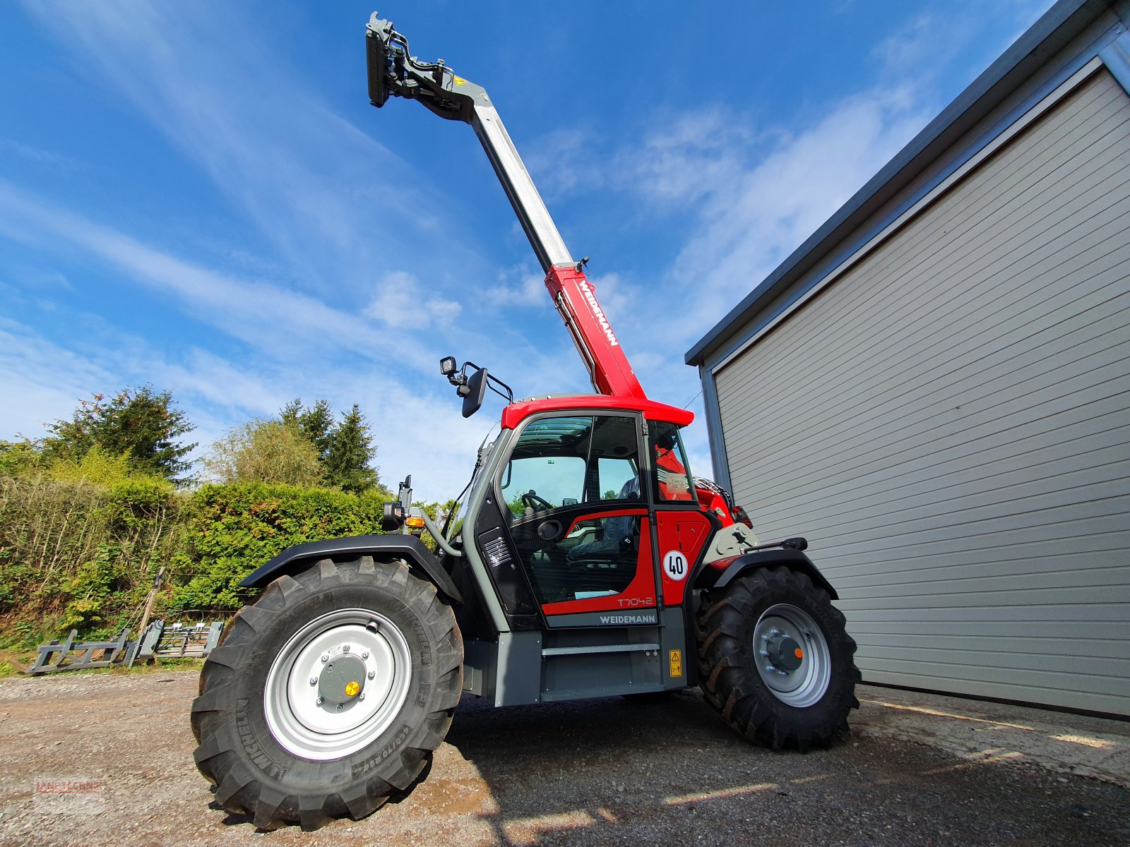 Teleskoplader Türe ait Weidemann  T 7042, Neumaschine içinde Kirkel-Altstadt (resim 3)