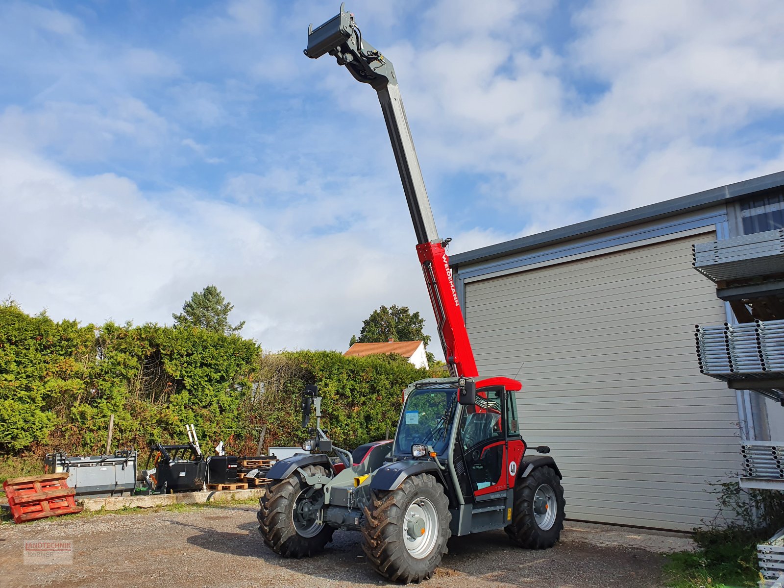 Teleskoplader del tipo Weidemann  T 7042, Neumaschine In Kirkel-Altstadt (Immagine 10)