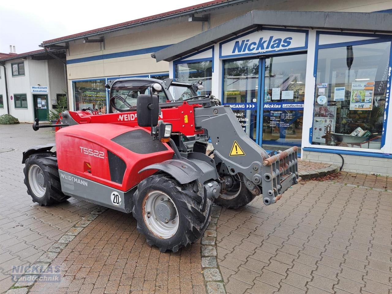 Teleskoplader del tipo Weidemann  T5522, Gebrauchtmaschine In Schirradorf (Immagine 1)