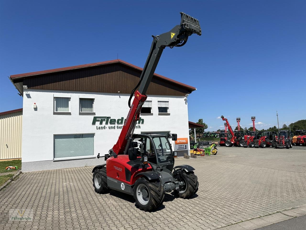 Teleskoplader van het type Weidemann  T5522, Neumaschine in Bad Lausick (Foto 1)