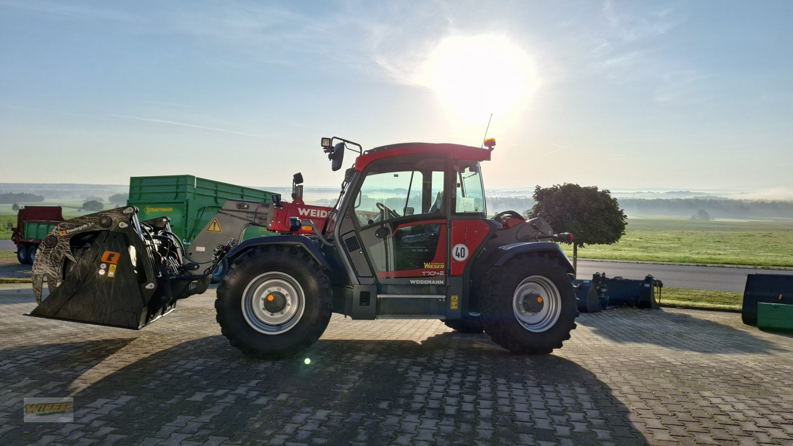 Teleskoplader typu Weidemann  T7042, Neumaschine v Frauenneuharting (Obrázek 7)