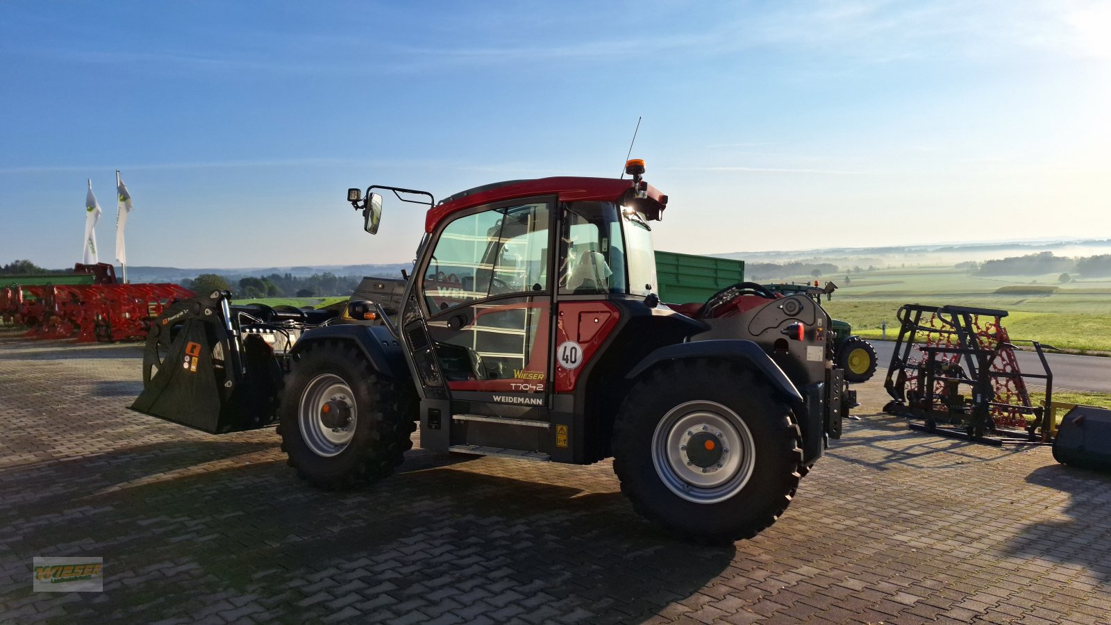 Teleskoplader typu Weidemann  T7042, Neumaschine v Frauenneuharting (Obrázek 9)