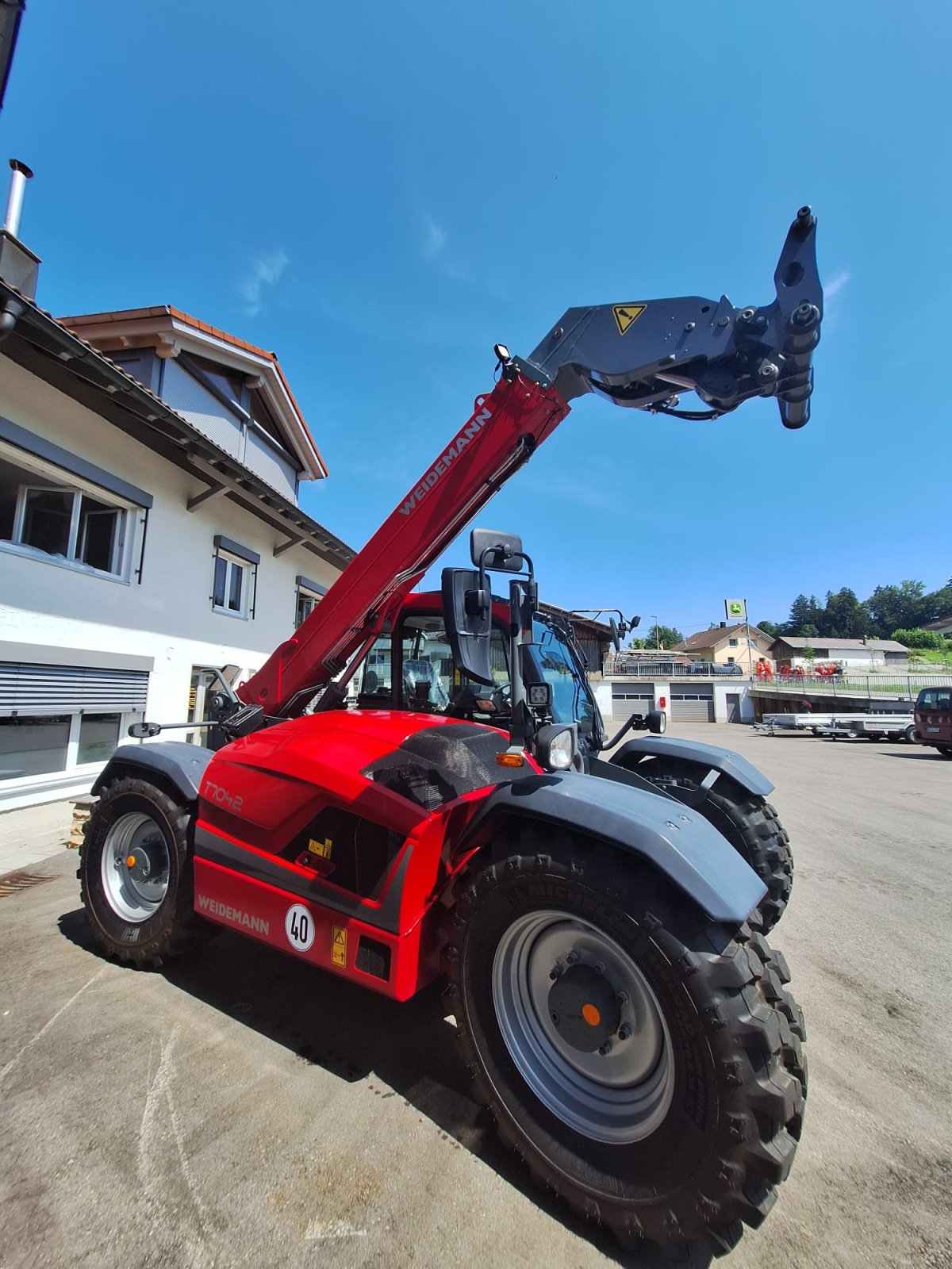 Teleskoplader van het type Weidemann  T7042, Neumaschine in Günzach (Foto 3)