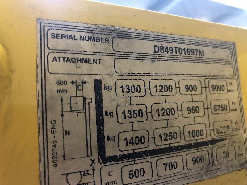 Teleskoplader Türe ait Yale MR14, Gebrauchtmaschine içinde Aalst (resim 9)