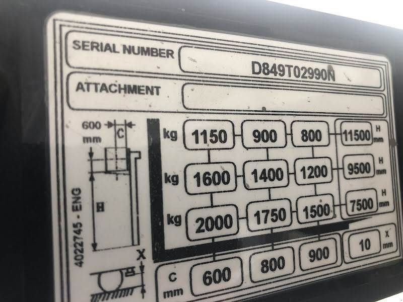 Teleskoplader типа Yale MR20HD, Gebrauchtmaschine в Aalst (Фотография 8)