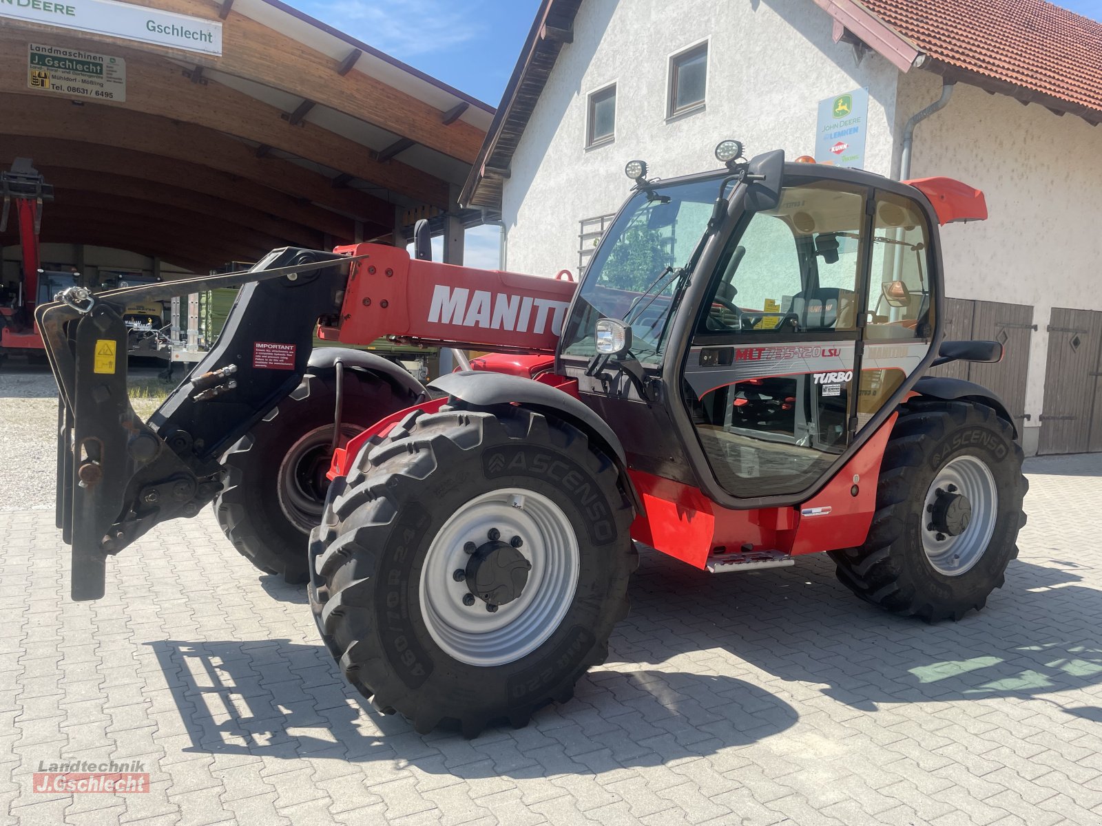 Teleskopstapler du type Manitou MLT 735-120 LSU Powershift, Gebrauchtmaschine en Mühldorf (Photo 1)