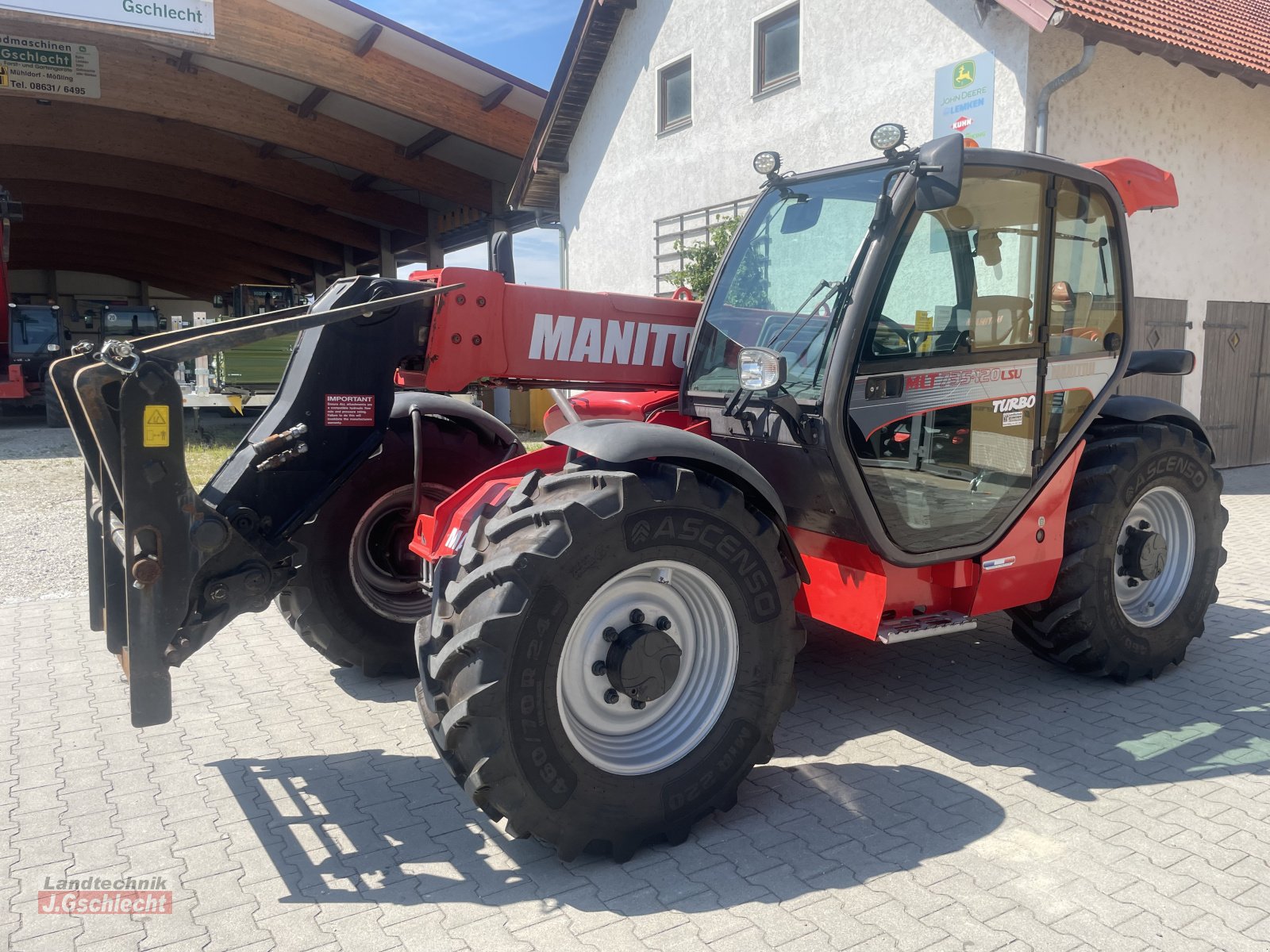 Teleskopstapler Türe ait Manitou MLT 735-120 LSU Powershift, Gebrauchtmaschine içinde Mühldorf (resim 18)