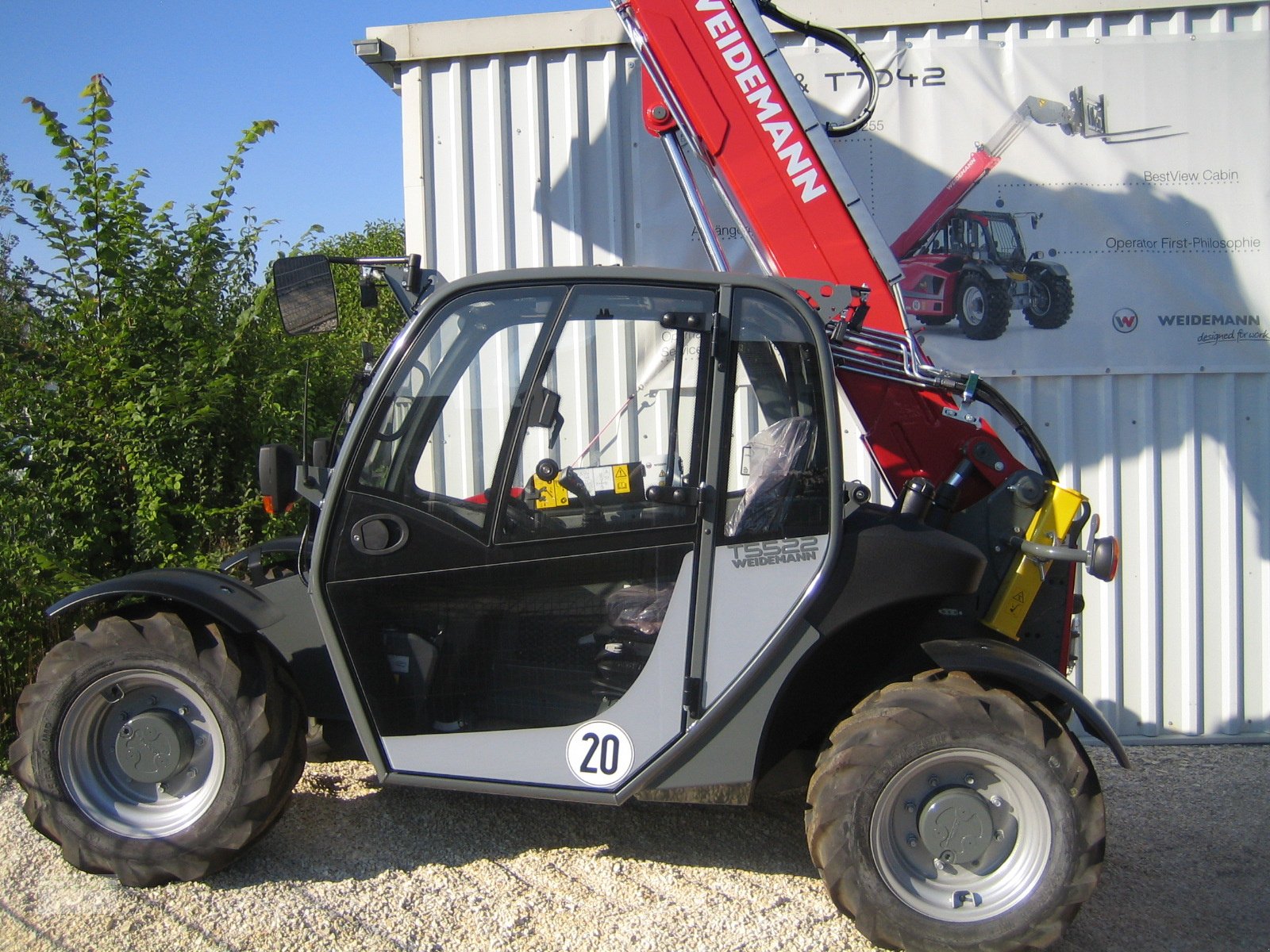 Teleskopstapler van het type Weidemann  T 5522, Neumaschine in Ingolstadt (Foto 12)