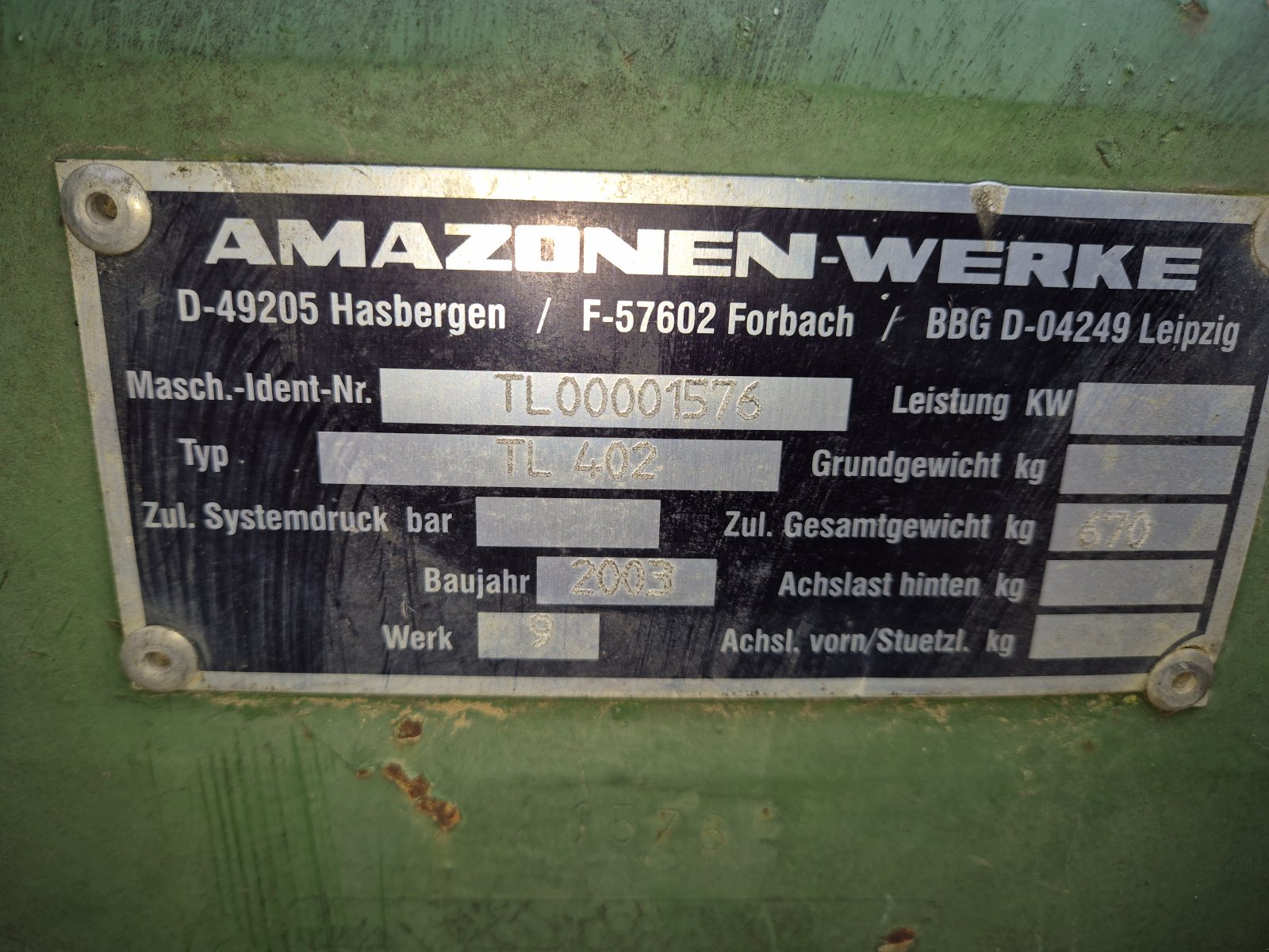 Tiefenlockerer typu Amazone TL 402, Gebrauchtmaschine v Oelde (Obrázok 7)