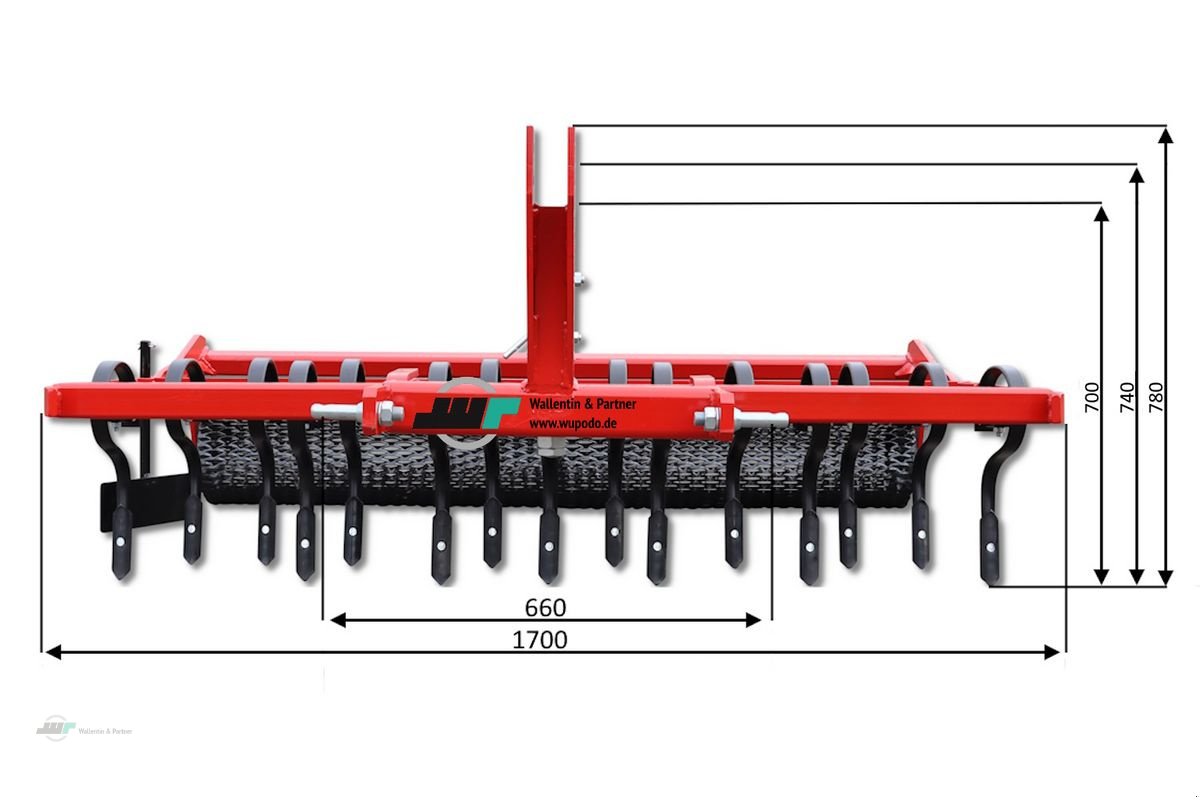 Tiefenlockerer del tipo Sonstige Reitplatzplaner mit Käfigwalze 1,70 m Reitbahnpl, Neumaschine en Wesenberg (Imagen 9)