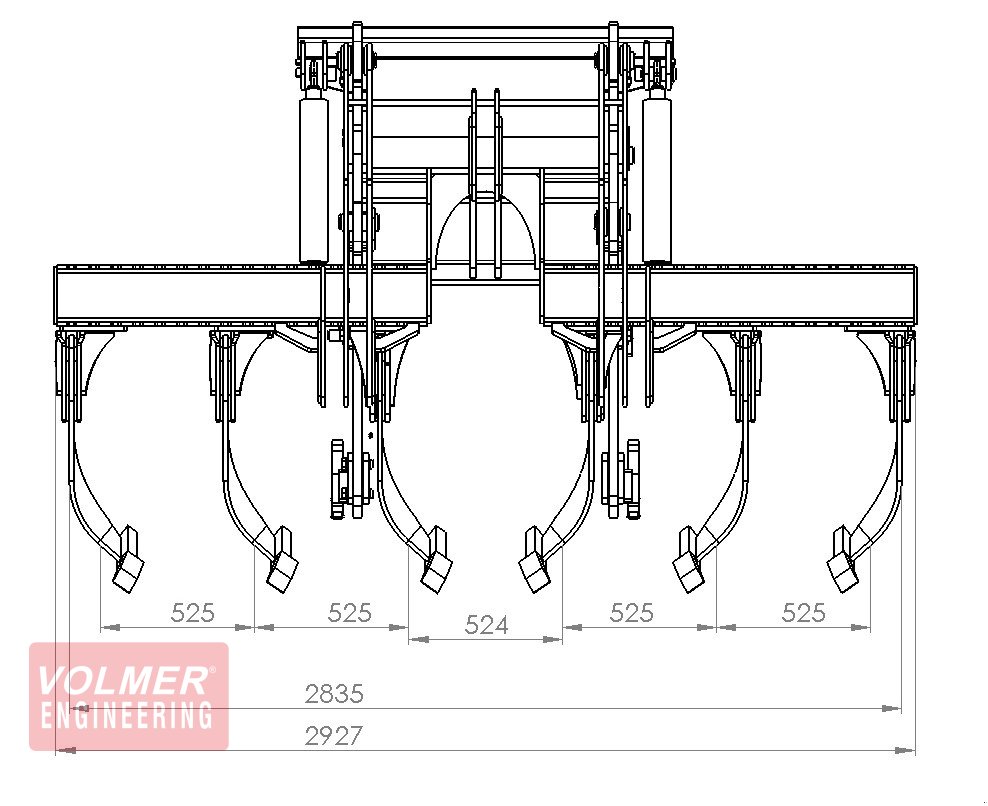 Tiefenlockerer a típus Volmer Tiefenlockerer TL, Neumaschine ekkor: Rheine (Kép 9)