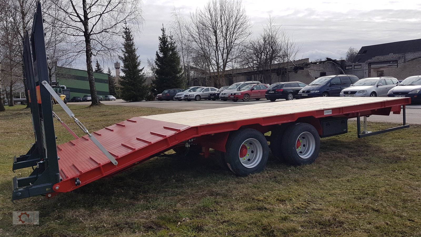 Tieflader a típus Dinapolis Tieflader Hydraulische Rampen Druckluft, Neumaschine ekkor: Tiefenbach (Kép 8)