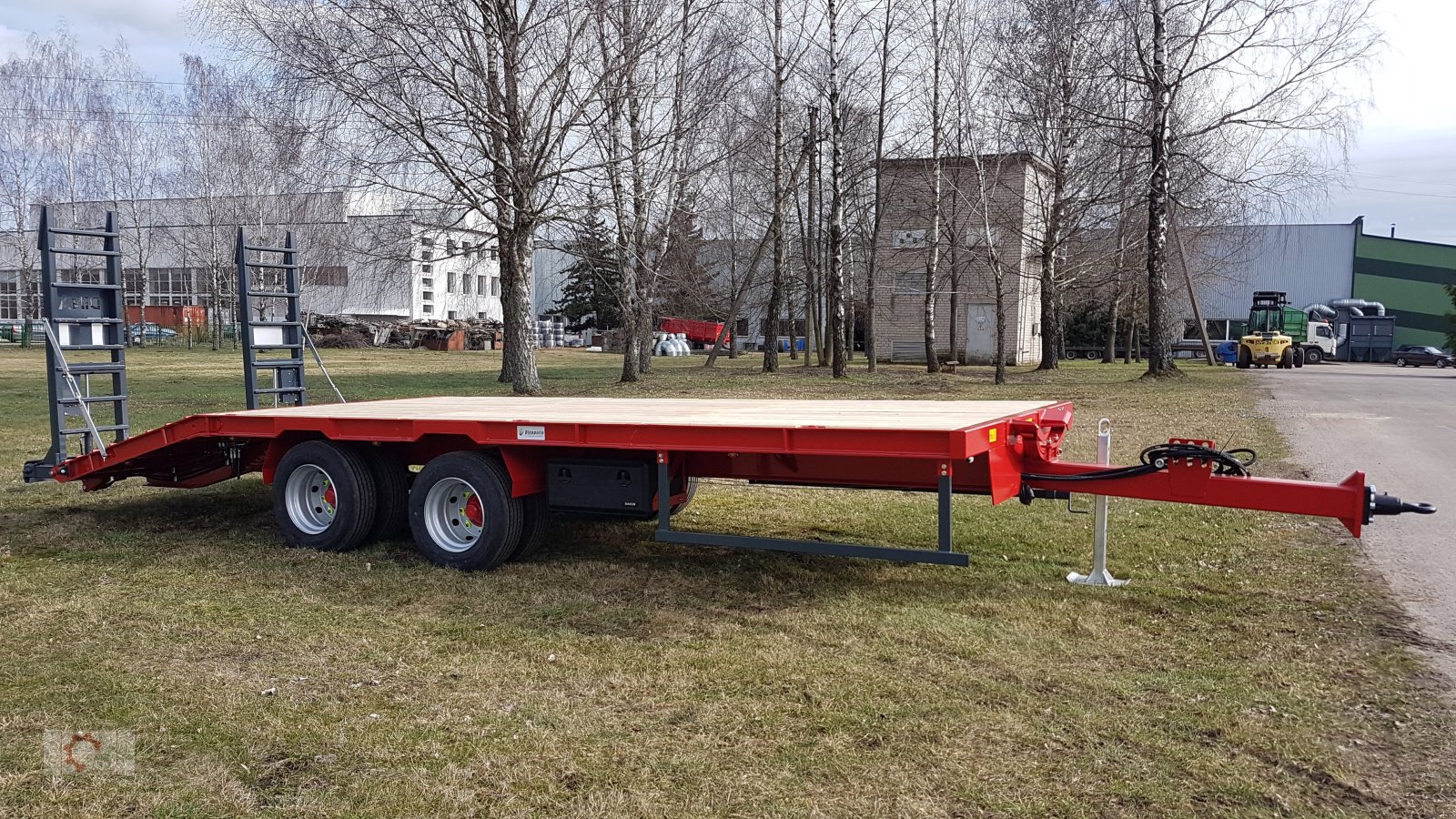 Tieflader a típus Dinapolis Tieflader Hydraulische Rampen Druckluft, Neumaschine ekkor: Tiefenbach (Kép 9)