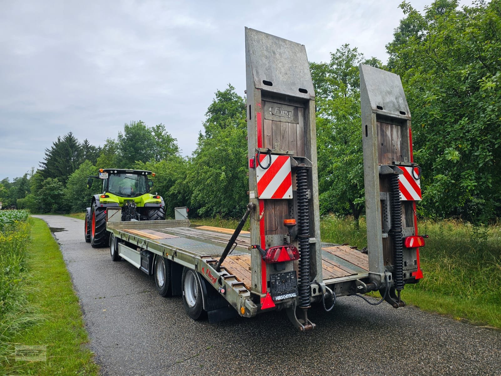 Tieflader typu Fliegl DTS 300 P, Gebrauchtmaschine w Deutsch - Goritz (Zdjęcie 8)