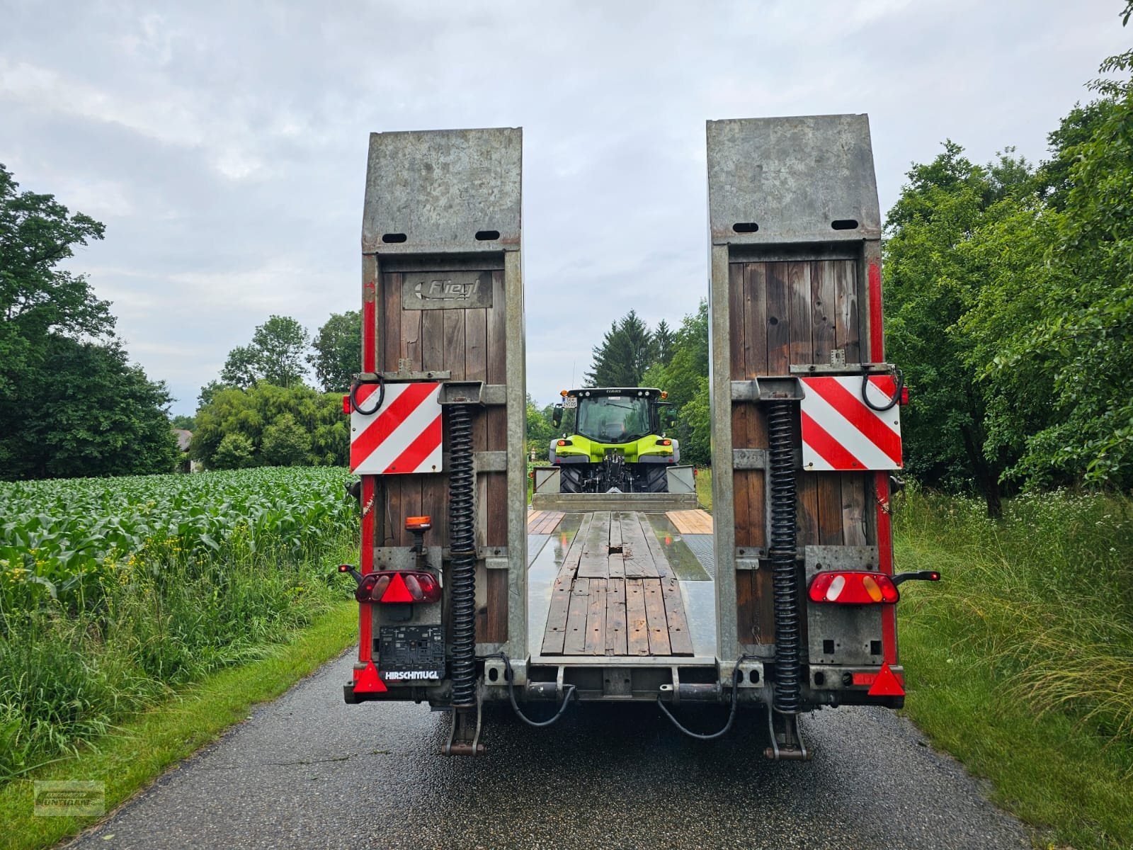 Tieflader des Typs Fliegl DTS 300 P, Gebrauchtmaschine in Deutsch - Goritz (Bild 9)