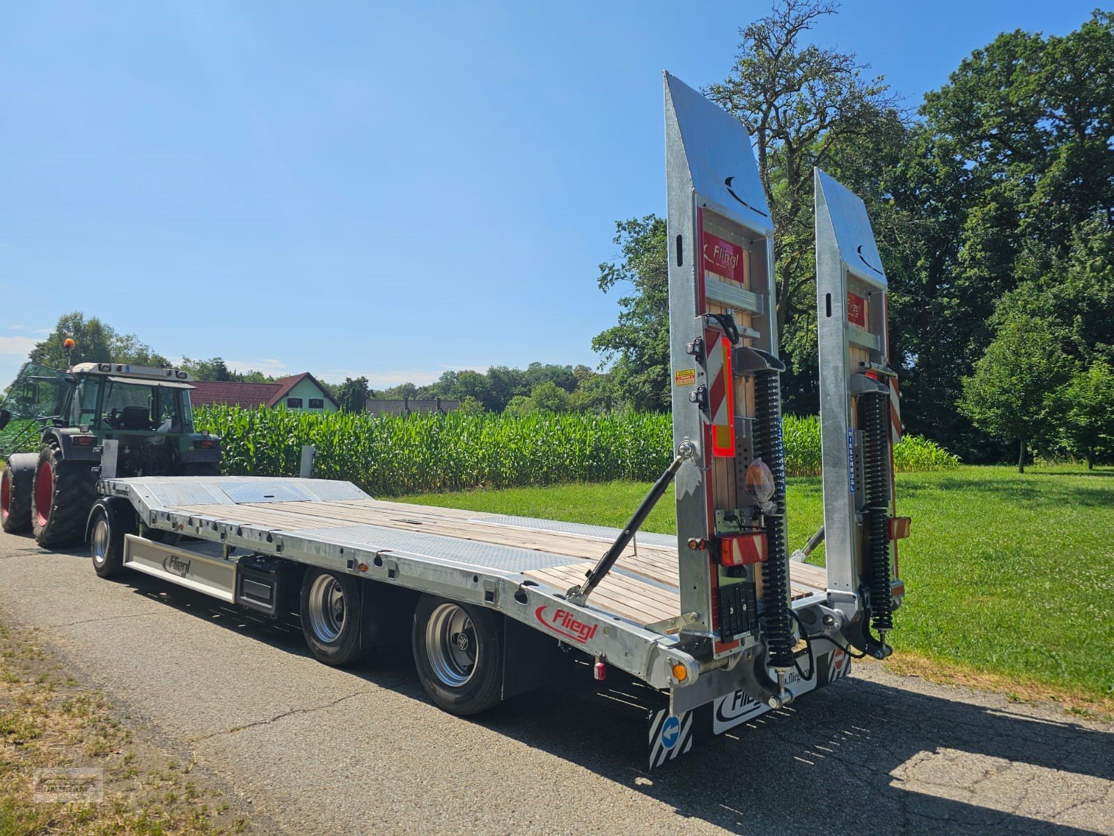 Tieflader van het type Fliegl DTS-S 300, Neumaschine in Deutsch - Goritz (Foto 5)