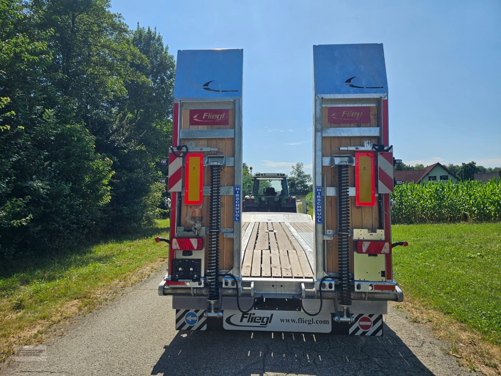 Tieflader van het type Fliegl DTS-S 300, Neumaschine in Deutsch - Goritz (Foto 7)