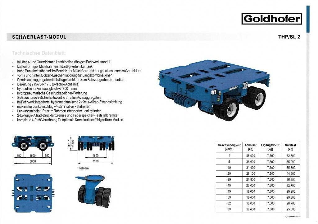 Tieflader typu Goldhofer THP-SL, Gebrauchtmaschine w 't Harde (Zdjęcie 2)