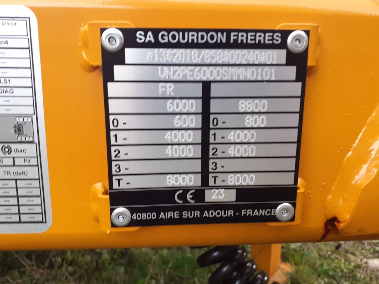 Tieflader a típus GOURDON Remorque porte engins PE 6000 Gourdon, Gebrauchtmaschine ekkor: ROYNAC (Kép 6)