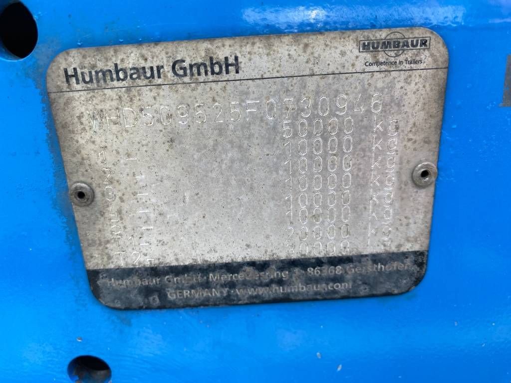 Tieflader Türe ait Humbaur HTD 509525, Gebrauchtmaschine içinde 't Harde (resim 11)