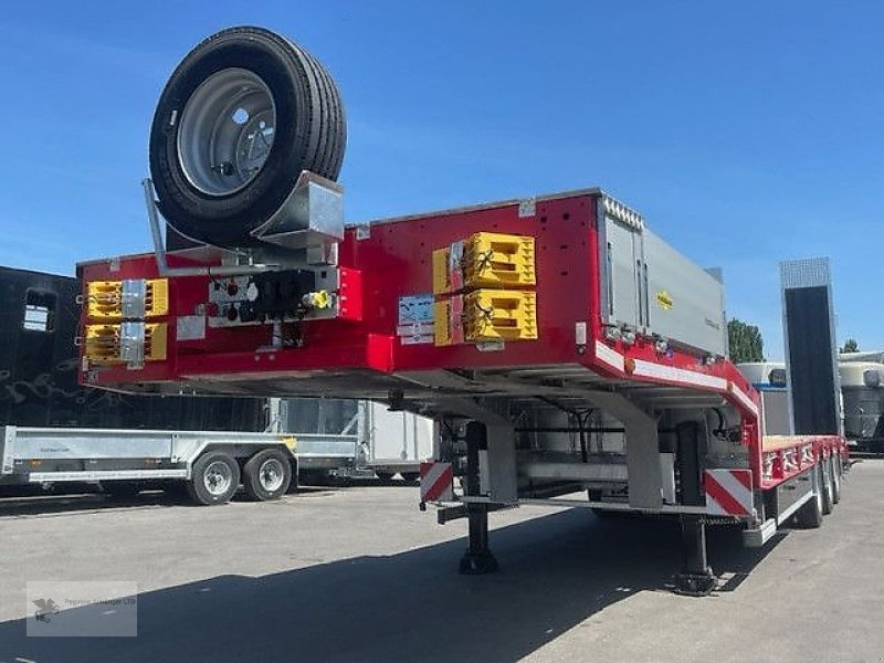 Tieflader Türe ait Humbaur HTS 30 K Sattelauflieger Tieflader 48 To NEU, Gebrauchtmaschine içinde Gevelsberg (resim 3)