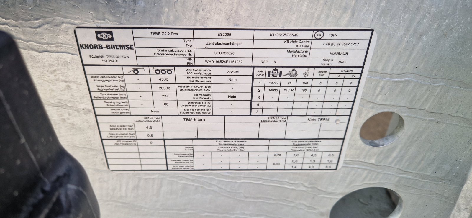 Tieflader typu Humbaur Tieflader 19To Liftachse Neu, Neumaschine v Palling (Obrázok 9)