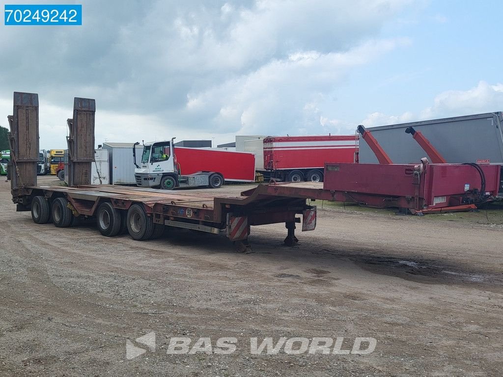 Tieflader του τύπου Meiller TS4 Kompakt 4 axles Ausziehbar Lift-Lenkachse Ramps Hartholz-Bod, Gebrauchtmaschine σε Veghel (Φωτογραφία 8)