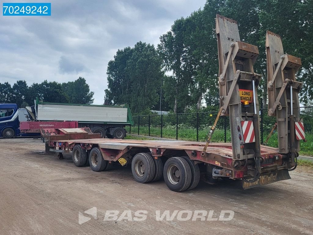 Tieflader tip Meiller TS4 Kompakt 4 axles Ausziehbar Lift-Lenkachse Ramps Hartholz-Bod, Gebrauchtmaschine in Veghel (Poză 2)