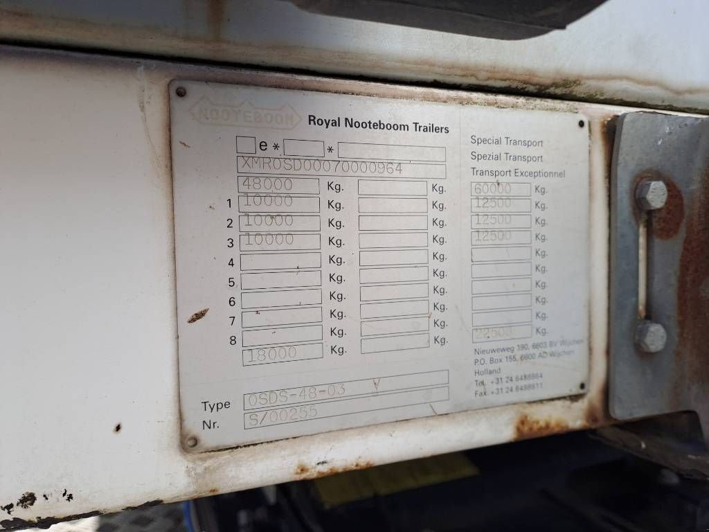 Tieflader typu Nooteboom SEMI OSDS-48-03V(D) + DAF XF480FT, Gebrauchtmaschine v Stabroek (Obrázok 10)