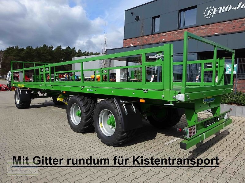 Tieflader typu PRONAR Flachwagen für Ballen- Kartoffelkisten- Gemüsekisten- und Obstkistentransport, TO 23, 15 to, NEU, Neumaschine v Itterbeck (Obrázek 15)