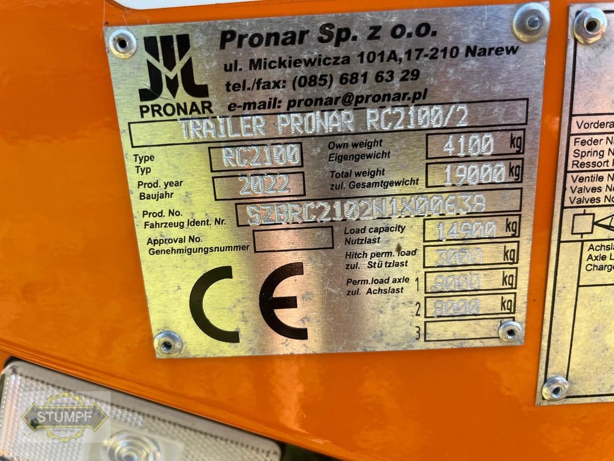 Tieflader του τύπου PRONAR RC 2100/2, Neumaschine σε Grafenstein (Φωτογραφία 3)