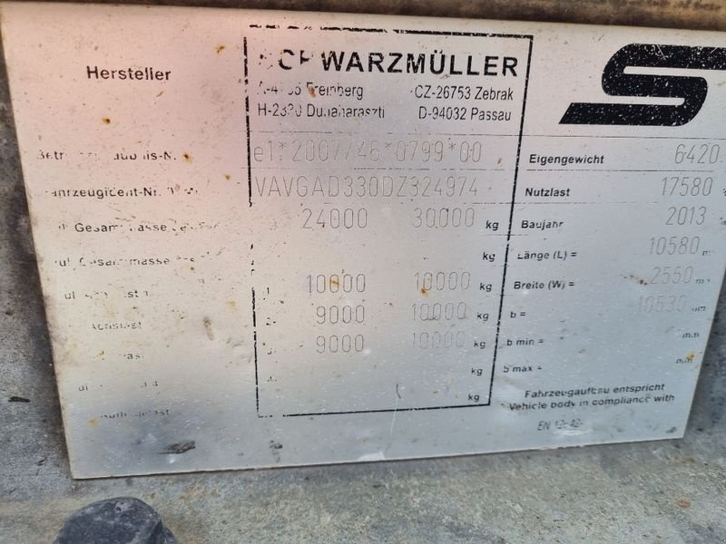 Tieflader du type Schwarzmüller 3-Achstieflader, Gebrauchtmaschine en Gabersdorf (Photo 8)