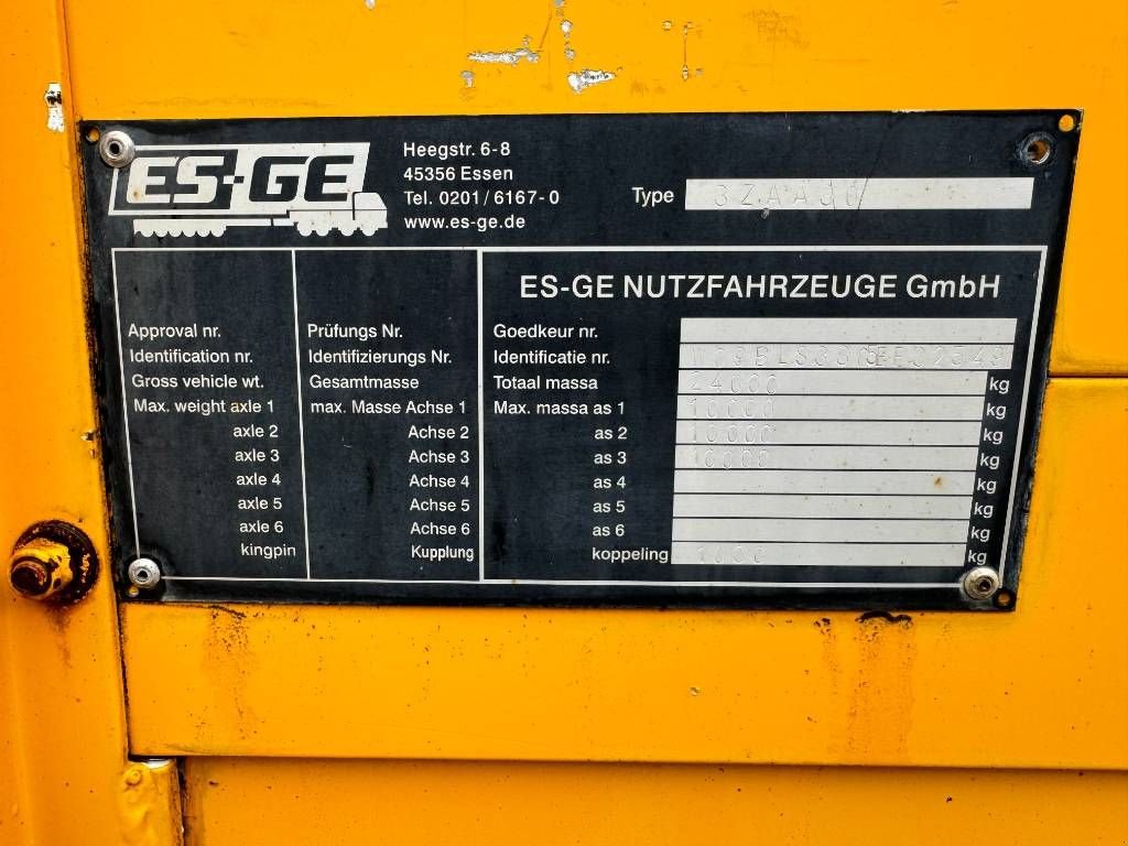 Tieflader Türe ait Sonstige ES-GE ZZP 30, Gebrauchtmaschine içinde 't Harde (resim 11)