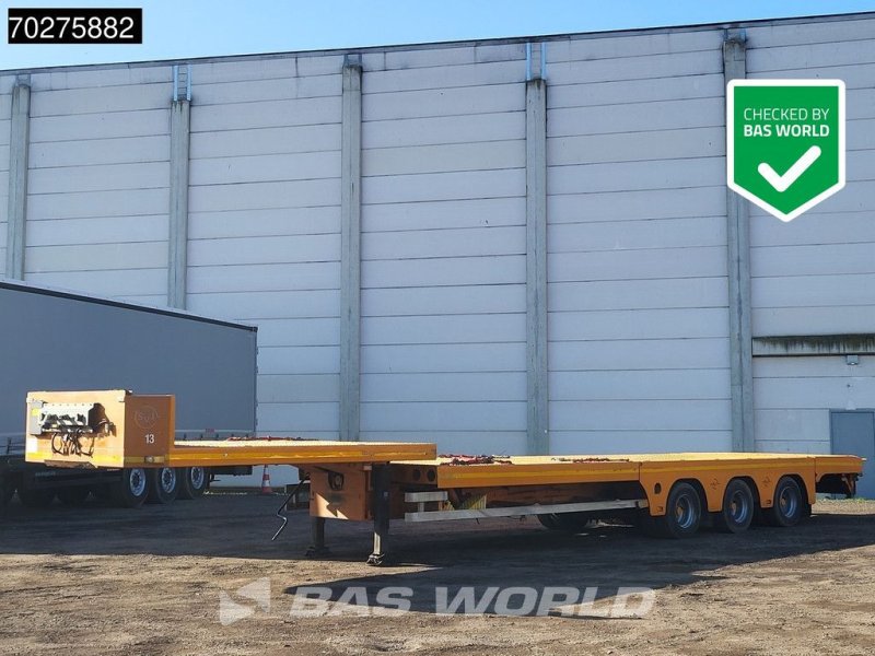 Tieflader του τύπου Sonstige JANSSENS VT 39-3 3 axles Lenkachse RAMPS, Gebrauchtmaschine σε Veghel (Φωτογραφία 1)