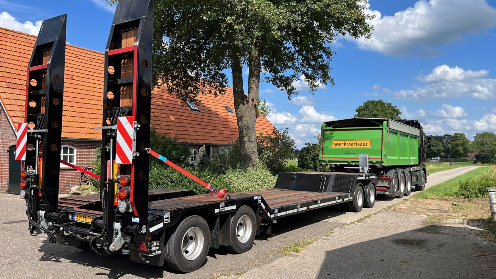 Tieflader a típus Sonstige Twente Trailer Kuip Dieplader, Neumaschine ekkor: Geesteren (Kép 1)