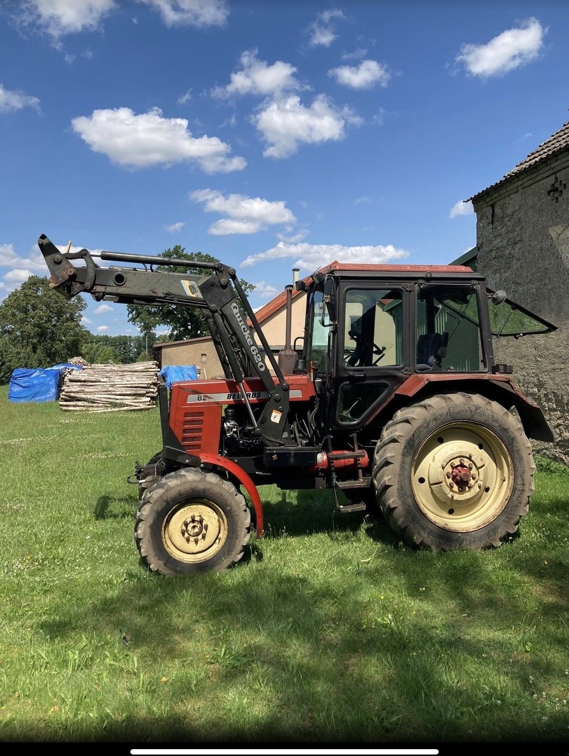 Traktor типа Belarus MTS 82 + Frontlader, Gebrauchtmaschine в Wahlstorf (Фотография 2)