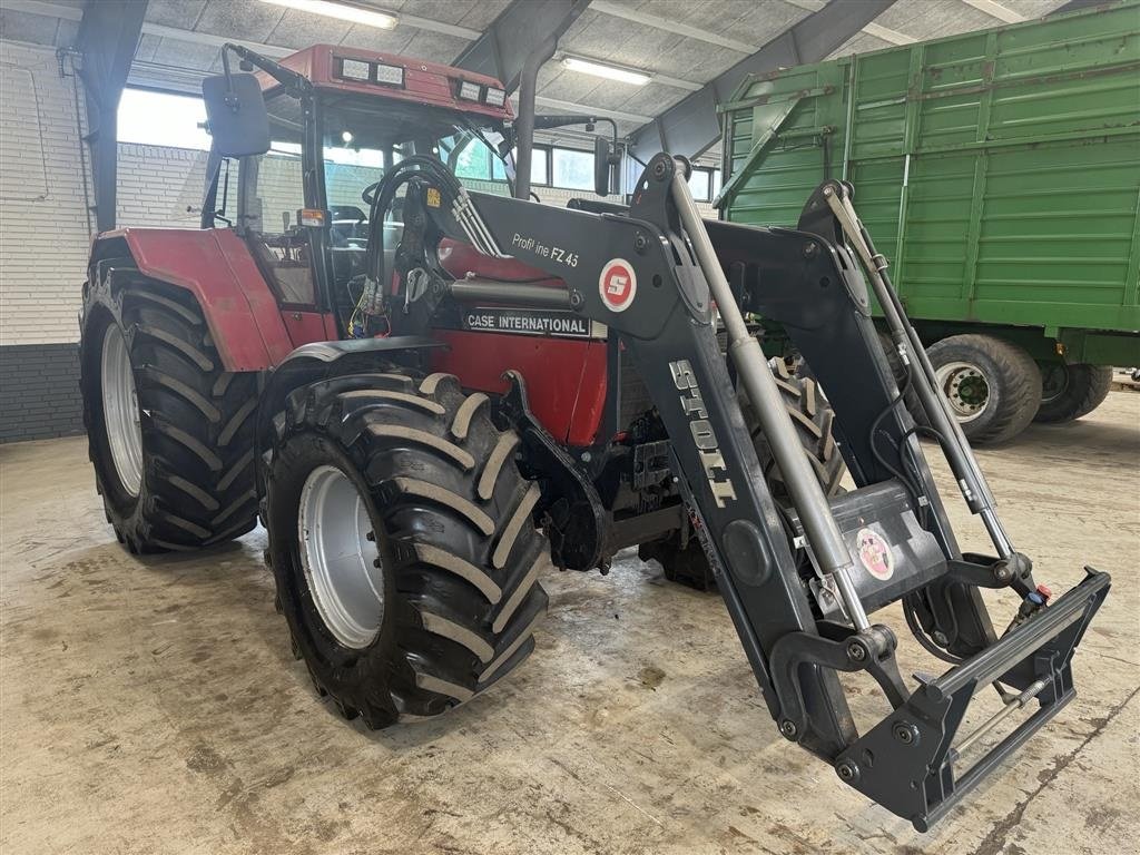 Traktor typu Case IH 5140  m.frontlift, front PTO, luftbremse og næsten ny Stoll læsser, Gebrauchtmaschine w Haderup (Zdjęcie 6)