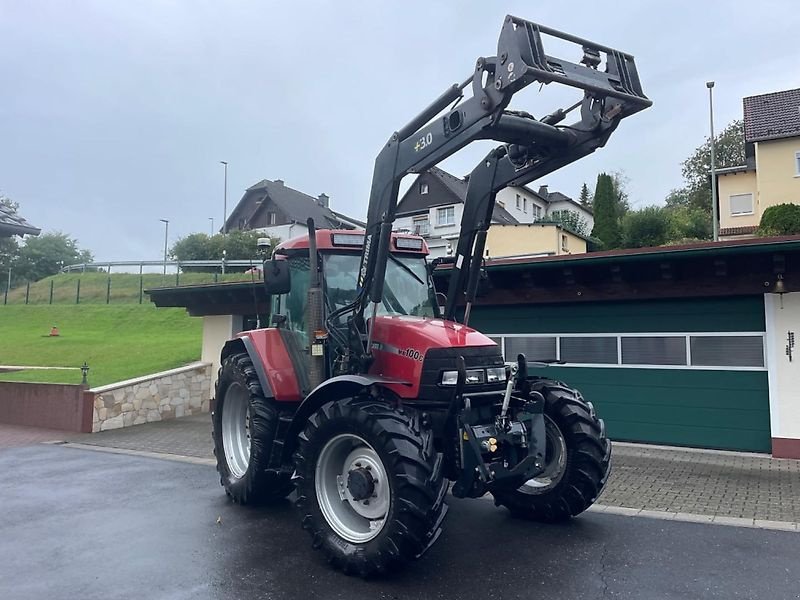 Traktor of the type Case IH CASE IH MX 100c Maxxum Frontlader Druckluft Klima Fronthydraulik ä 80/90, Gebrauchtmaschine in Niedernhausen OT Engenhahn (Picture 1)