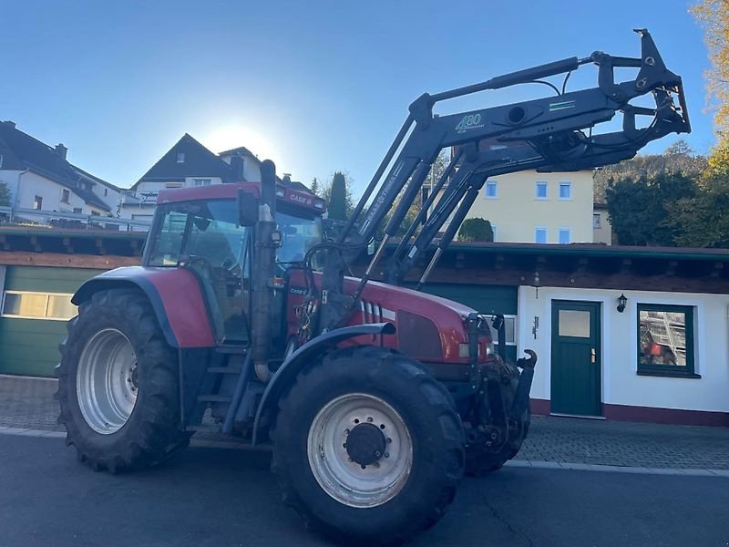 Traktor Türe ait Case IH CS 130 wie 120 150 Allradschlepper Frontlader Druckluft FH KL gef. Vorderachse TÜV, Gebrauchtmaschine içinde Niedernhausen OT Engenhahn (resim 2)