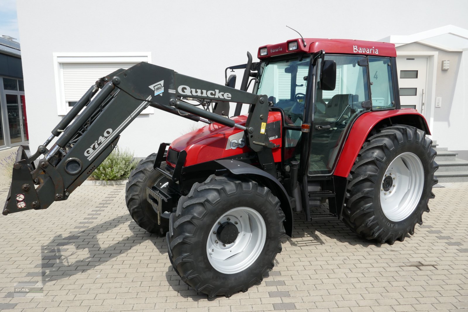 Traktor des Typs Case IH CS 86 Allr. mit ALÖ Industriefrontlader. Sehr gut erhaltener Traktor!, Gebrauchtmaschine in Langenzenn (Bild 1)