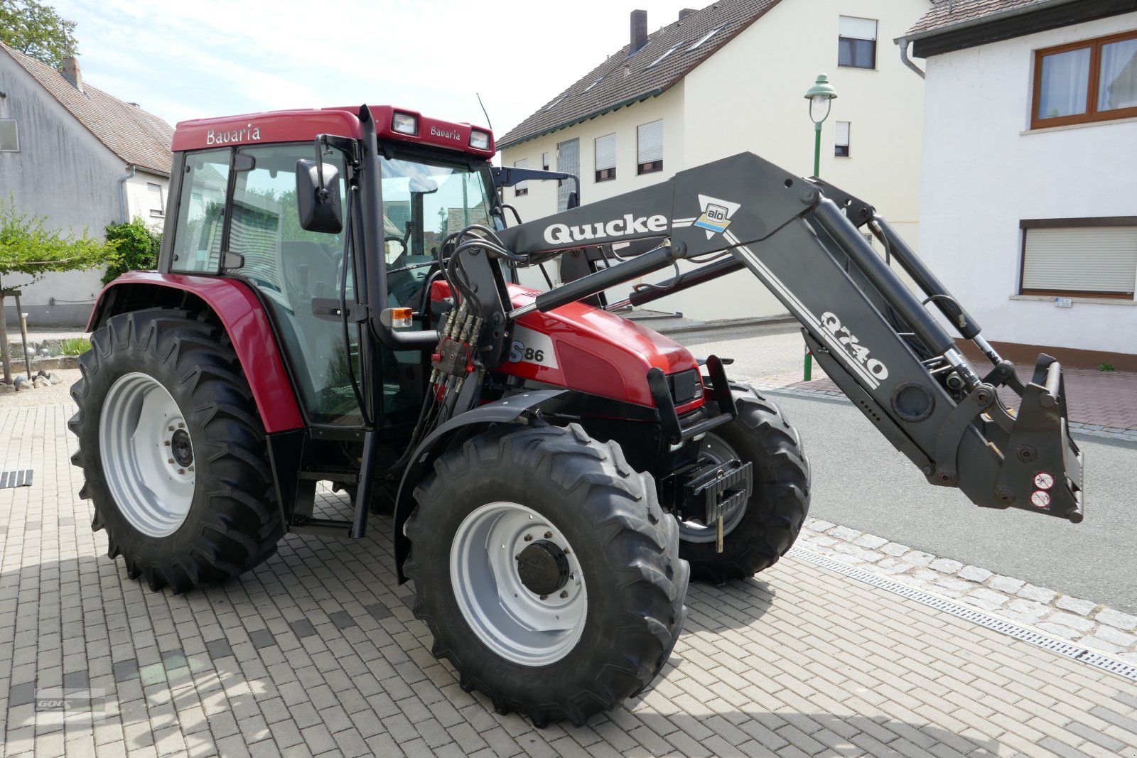 Traktor des Typs Case IH CS 86 Allr. mit ALÖ Industriefrontlader. Sehr gut erhaltener Traktor!, Gebrauchtmaschine in Langenzenn (Bild 2)