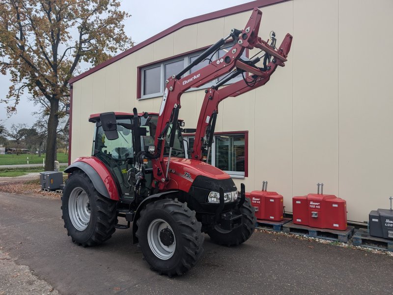 Traktor of the type Case IH Farmall 75 C, Neumaschine in Altbierlingen