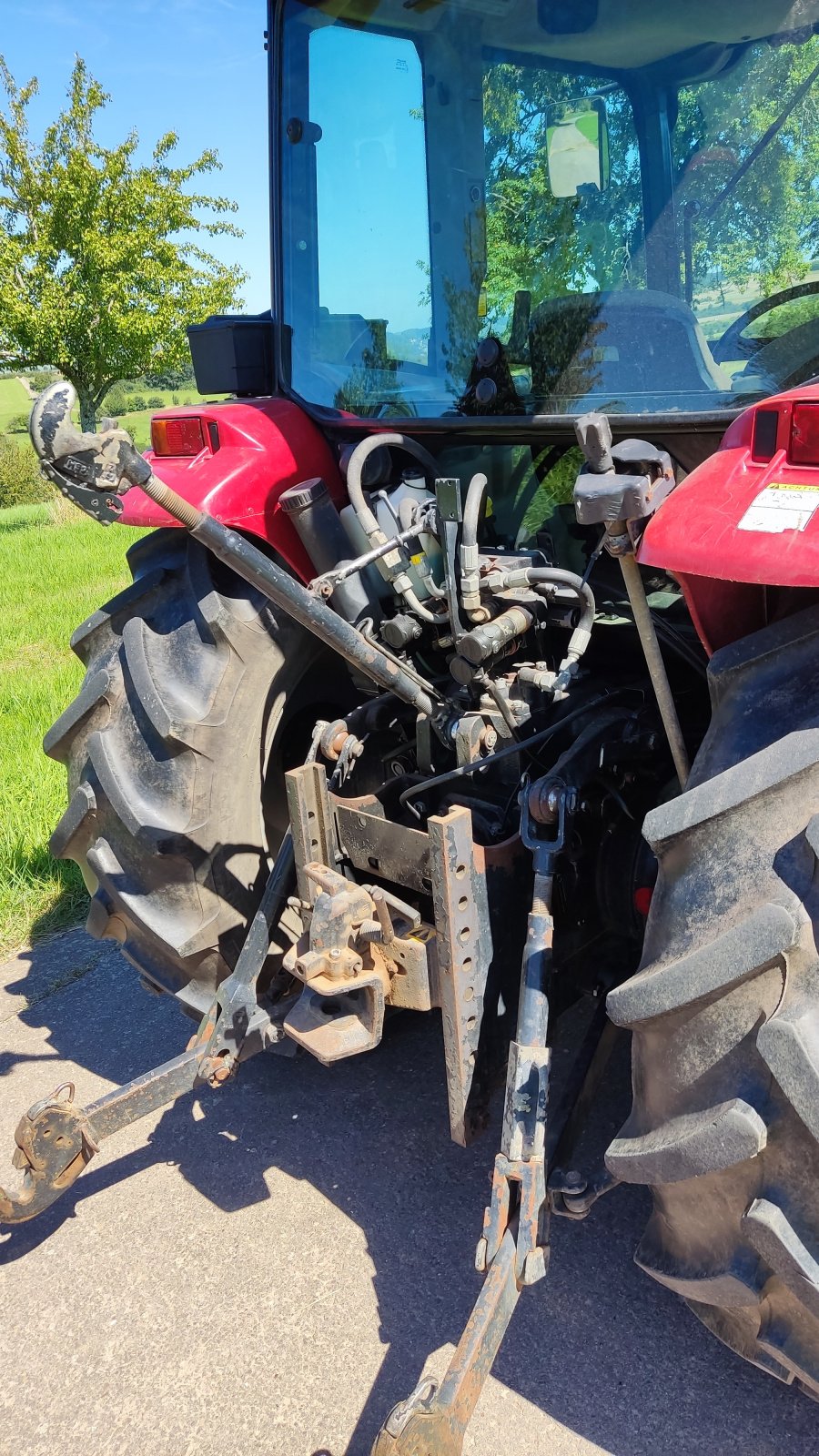 Traktor Türe ait Case IH JX 1075 C, Gebrauchtmaschine içinde Faha (resim 11)