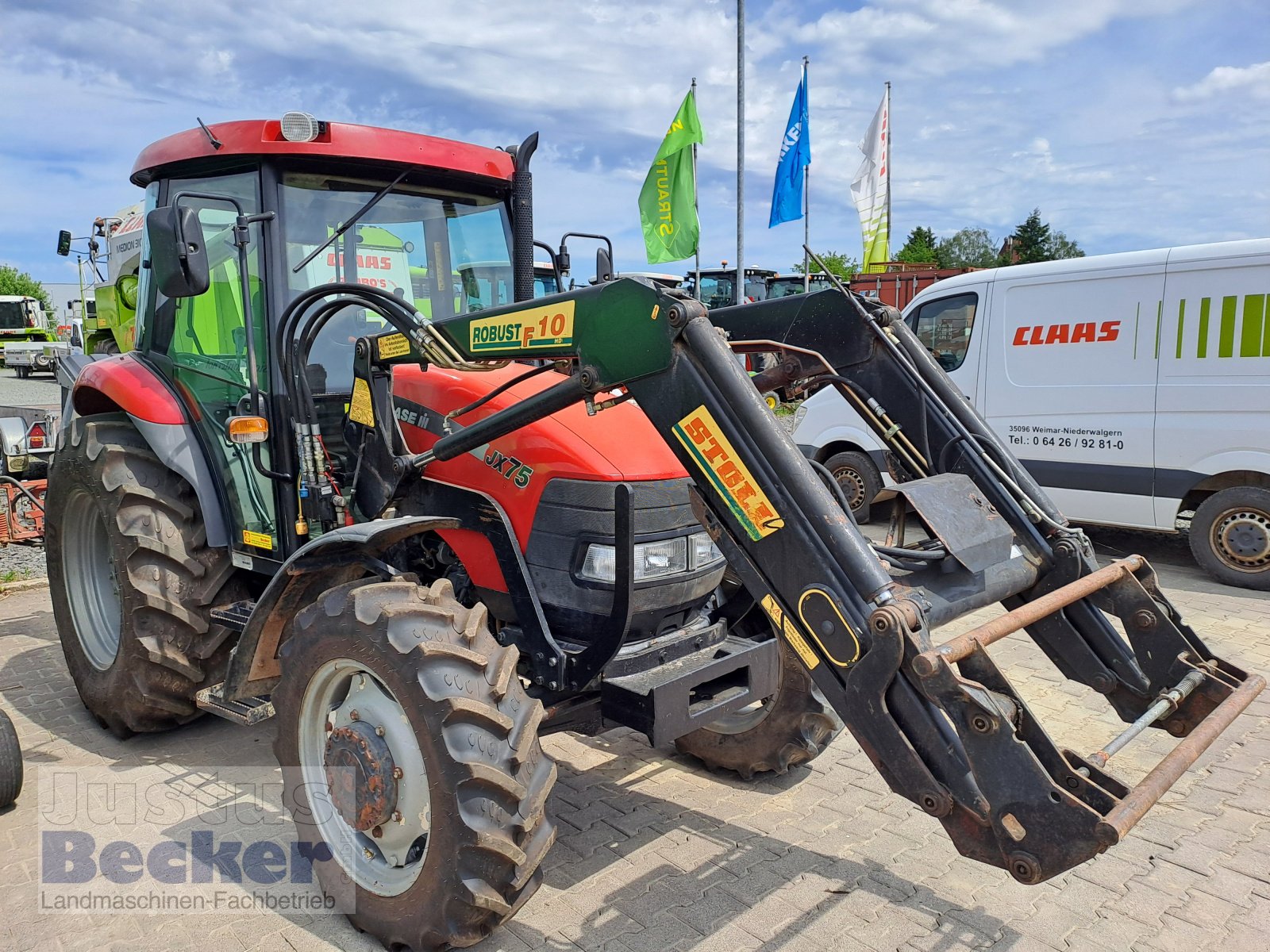 Traktor типа Case IH JX 75, Gebrauchtmaschine в Weimar-Niederwalgern (Фотография 3)