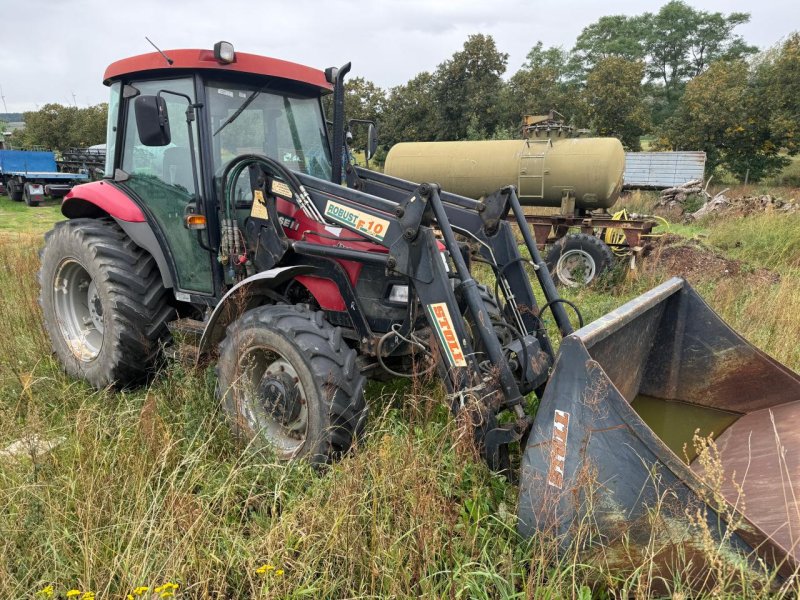 Traktor des Typs Case IH JX 80 mit Stoll Frontlader, Gebrauchtmaschine in Könnern (Bild 1)