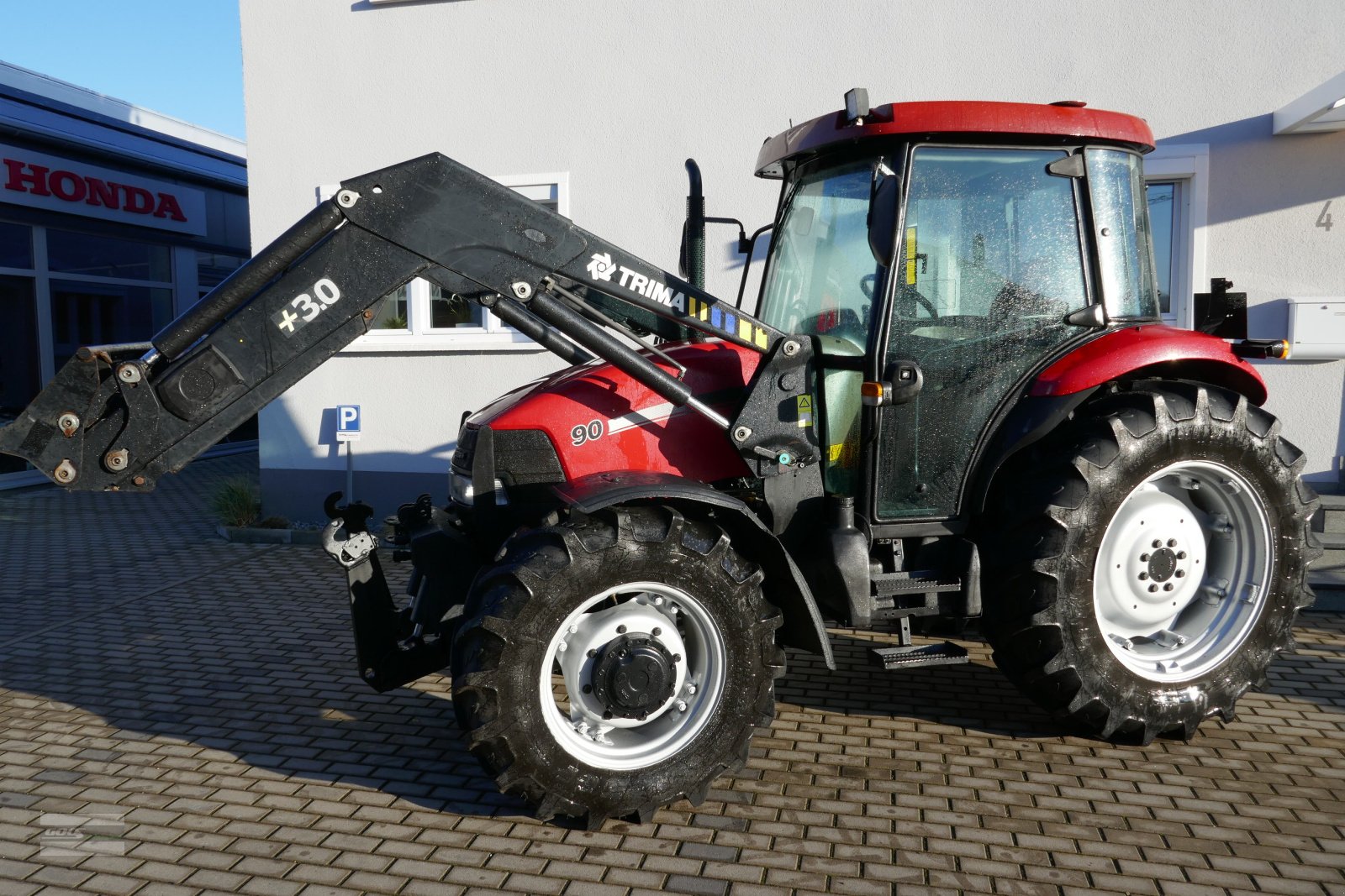 Traktor типа Case IH JX 90 Allr. mit Ind-Lader, Fronthydraulik und Klima. Echt guter Zustand!, Gebrauchtmaschine в Langenzenn (Фотография 3)