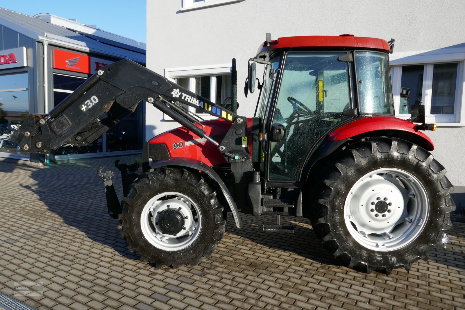 Traktor typu Case IH JX 90 Allr. mit Ind-Lader, Fronthydraulik und Klima. Echt guter Zustand!, Gebrauchtmaschine w Langenzenn (Zdjęcie 8)